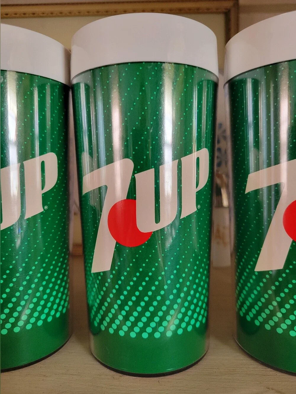 7up Branded Thermo-Serv Drink Tumblers - Set of 4